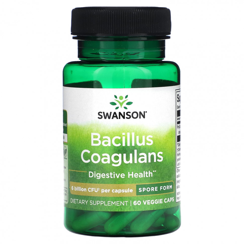  Swanson, Bacillus Coagulans, 6  , 60      -     , -, 