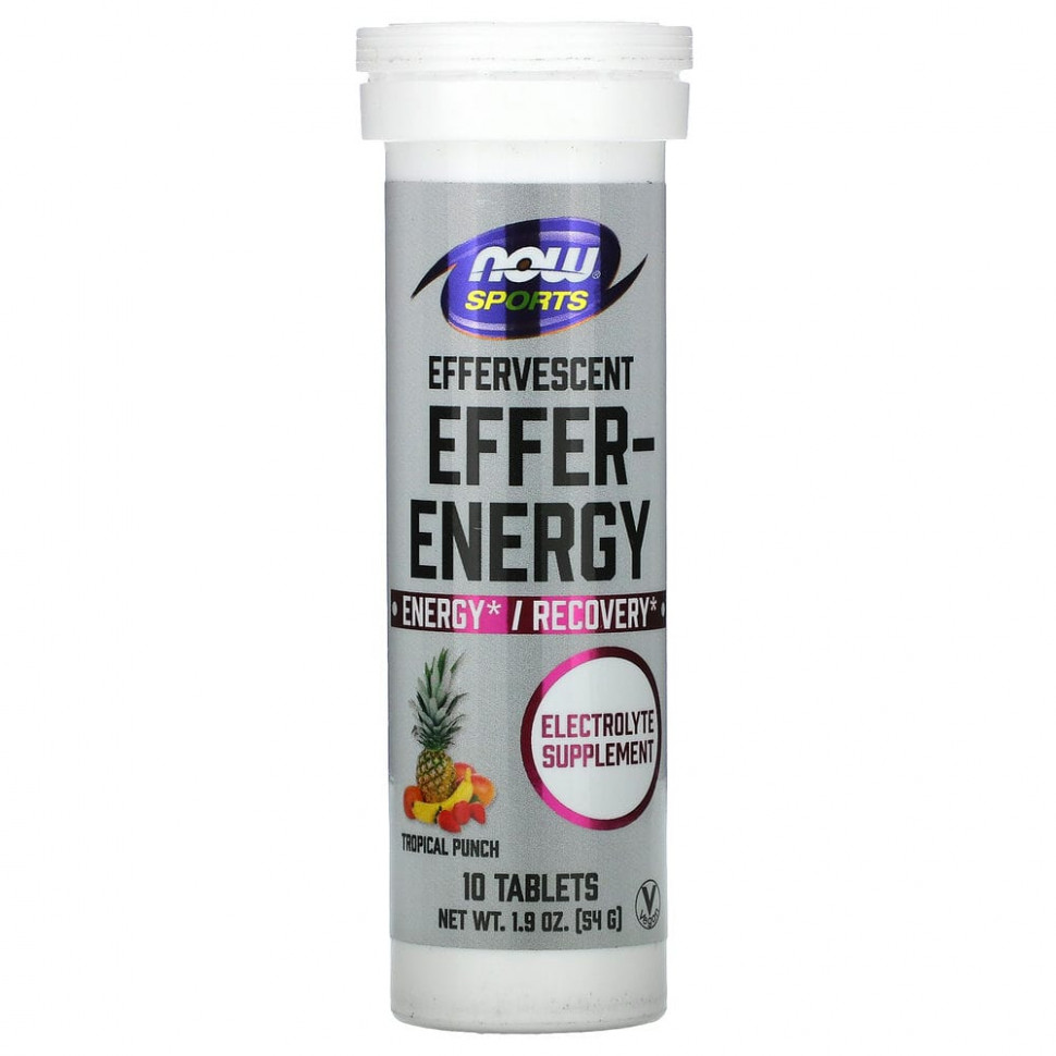  NOW Foods, Sports, Effer-Energy,  , 10 , 54  (1,9 )    -     , -, 