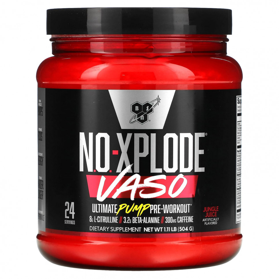  BSN, No-Xplode VASO, Ultimate Pump  ,   , 504  (1,11 )    -     , -, 