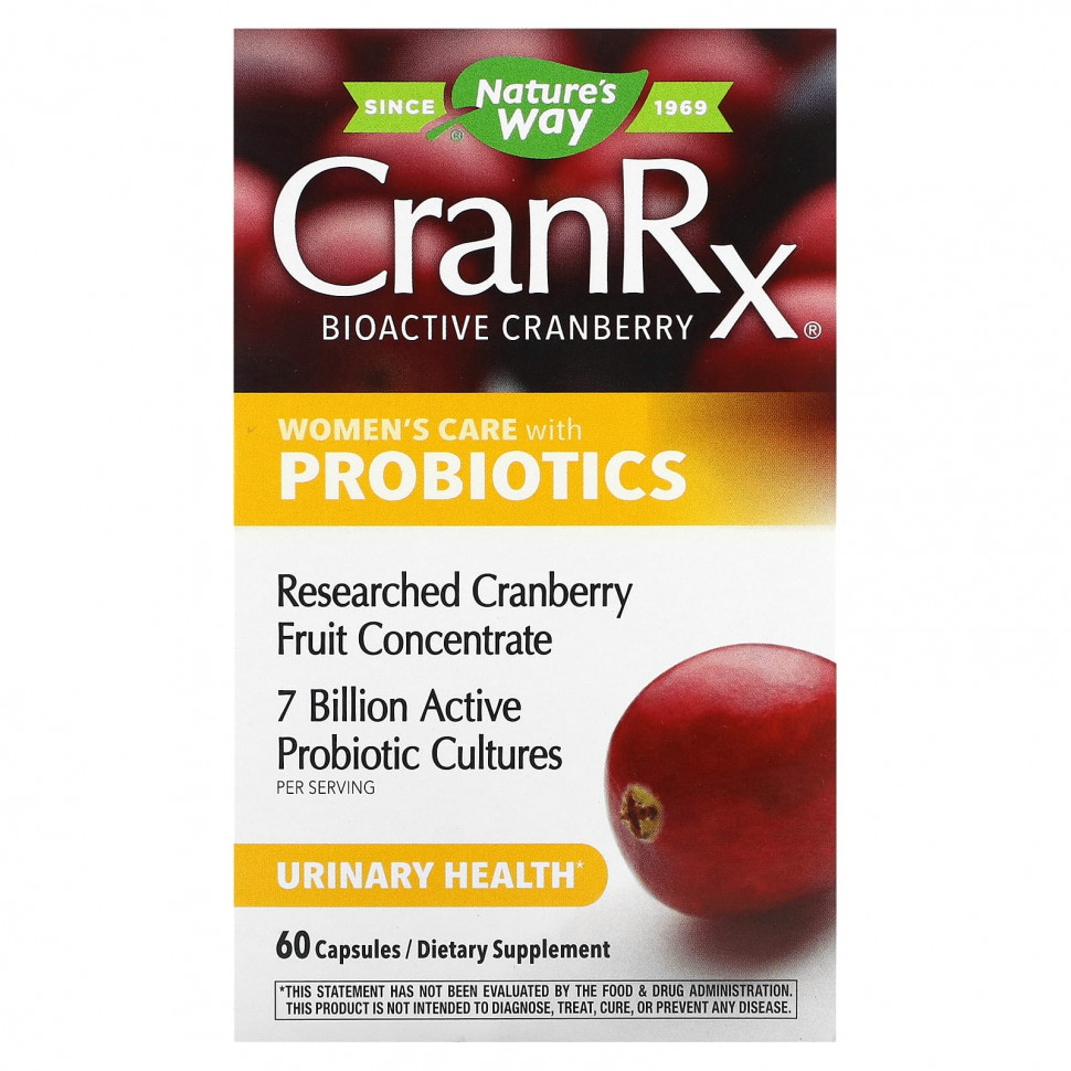  Nature's Way, CranRx,     , 60     -     , -, 