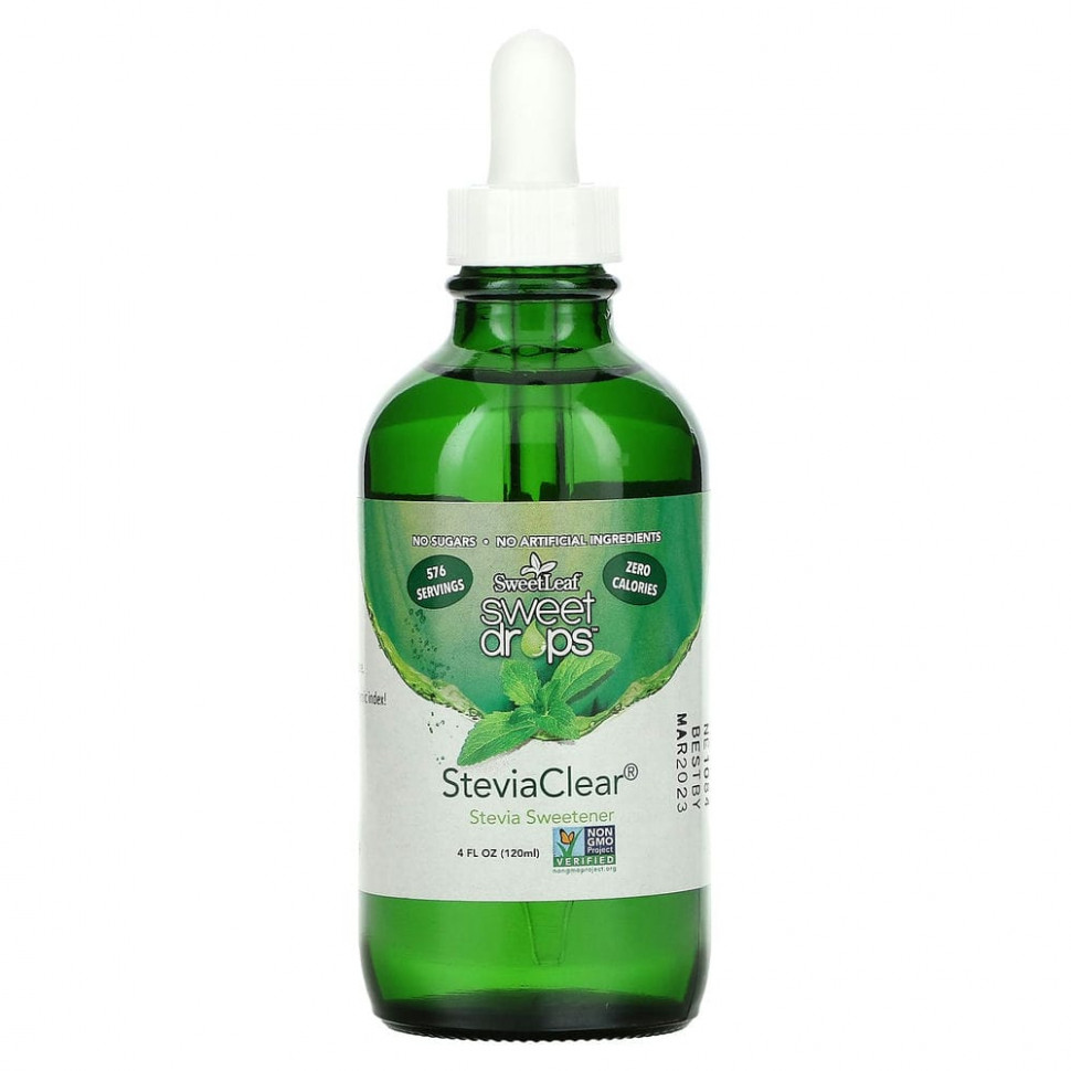  Wisdom Natural, SweetLeaf, Sweet Drops,   , SteviaClear, 120  (4 . )    -     , -, 