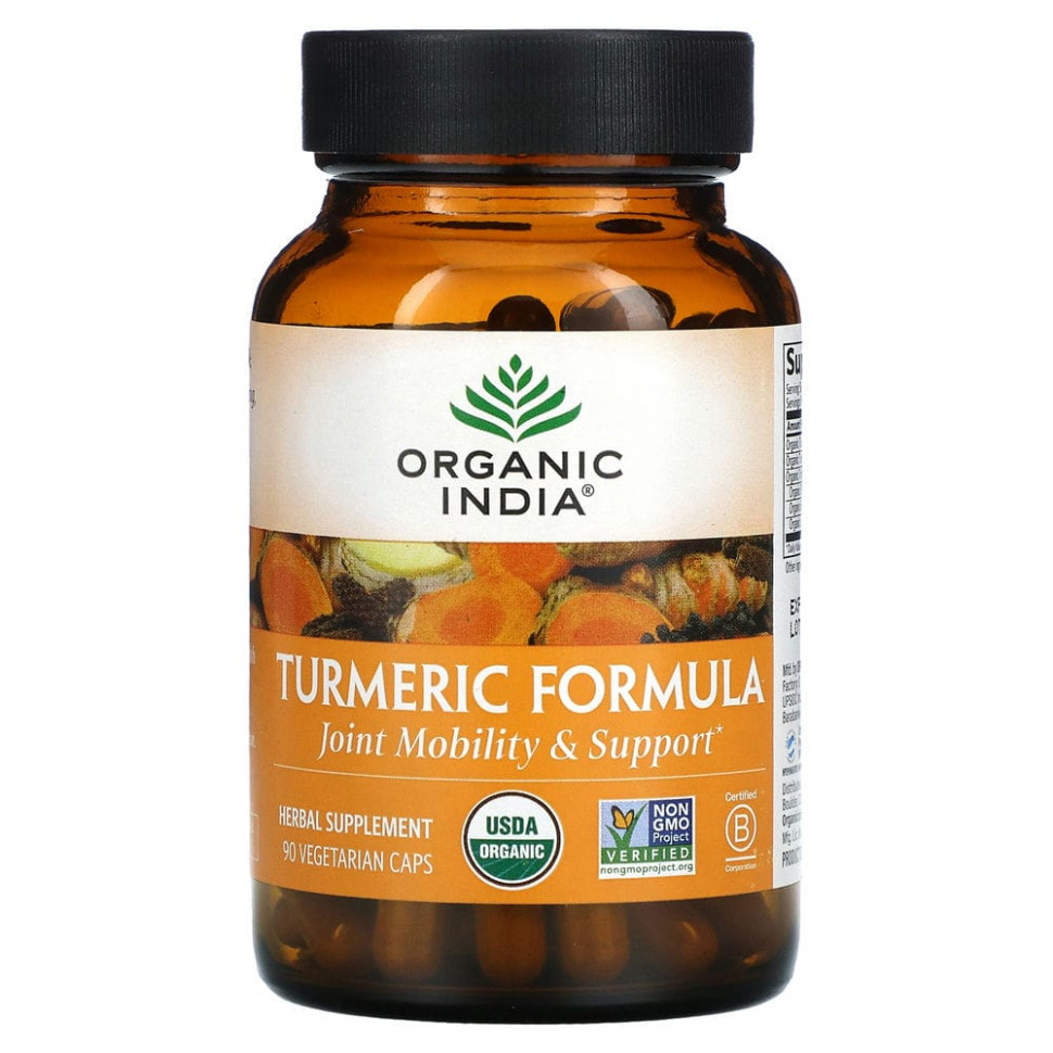  Organic India, Turmeric Formula, ,     , 90      -     , -, 