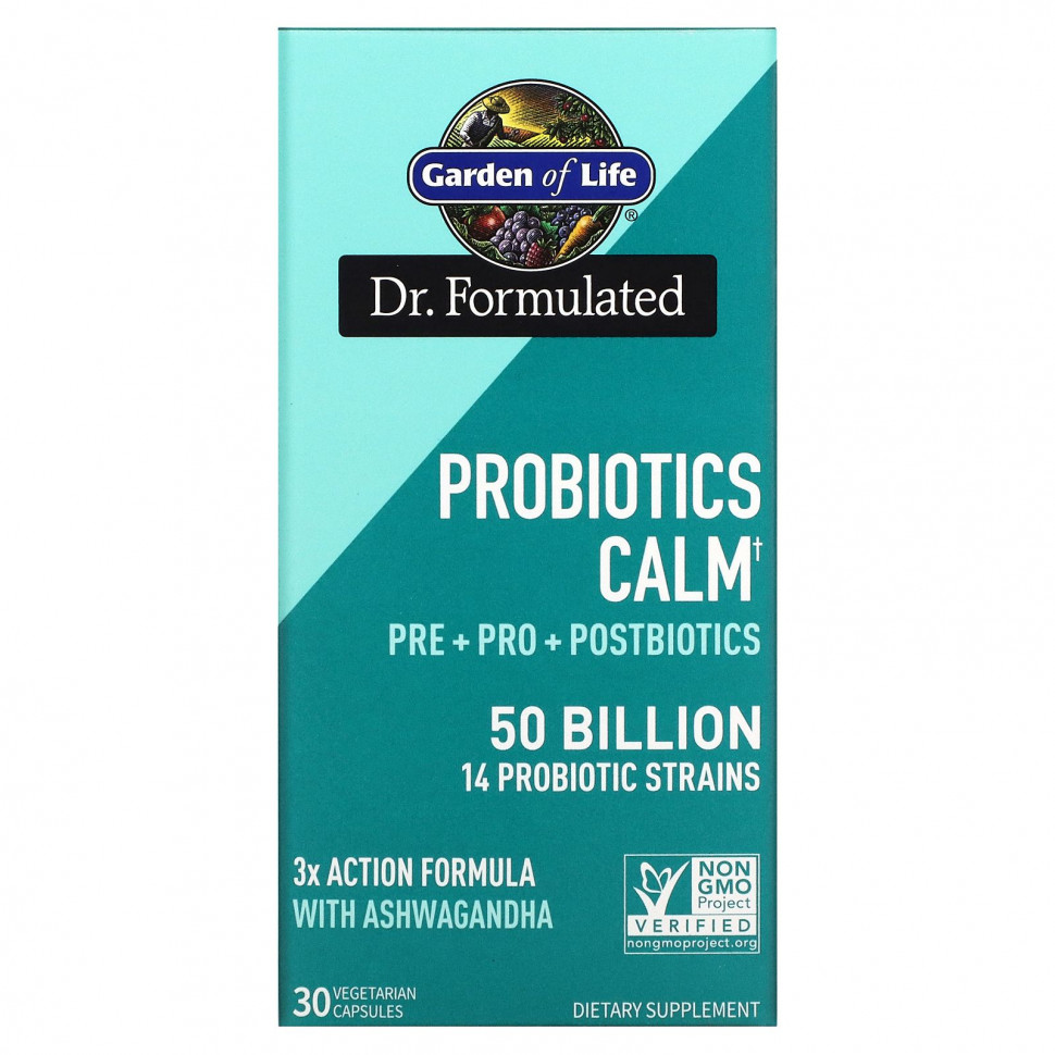  Garden of Life, Probiotics Calm, 50 , 30      -     , -, 