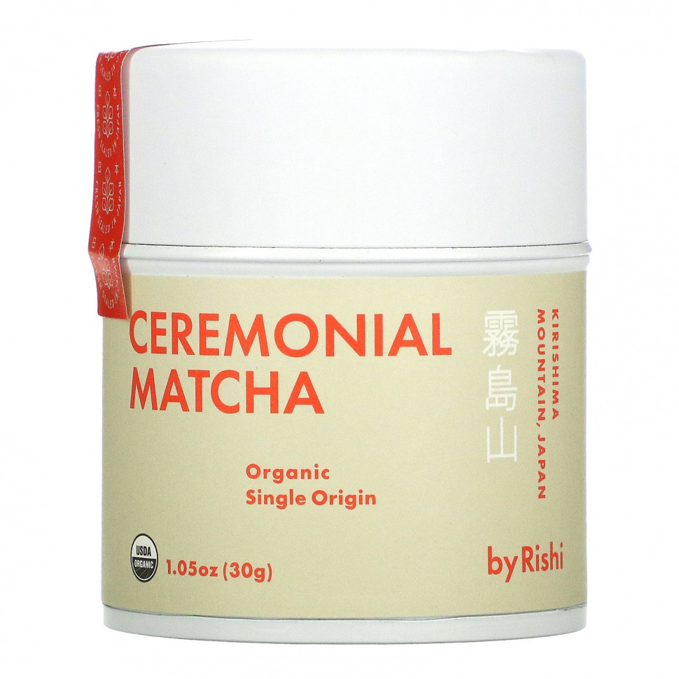  Rishi Tea, Ceremonial Matcha, 1.05 oz (30g)    -     , -, 