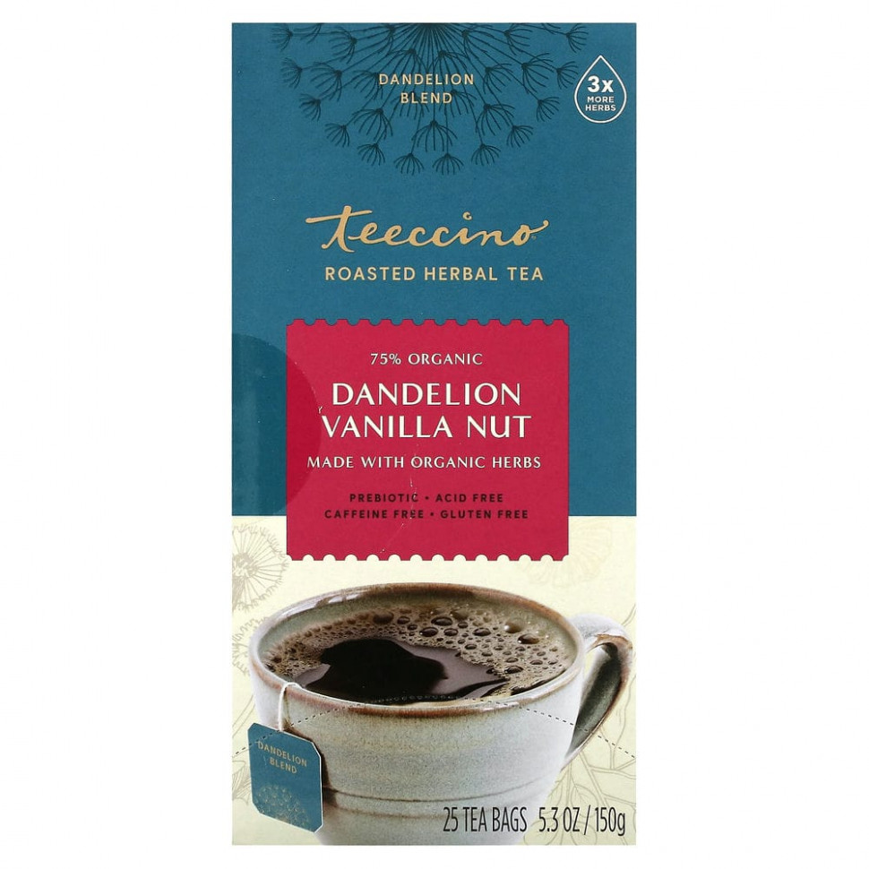  Teeccino,   , , , ,  , 25  , 150  (5,3 )    -     , -, 