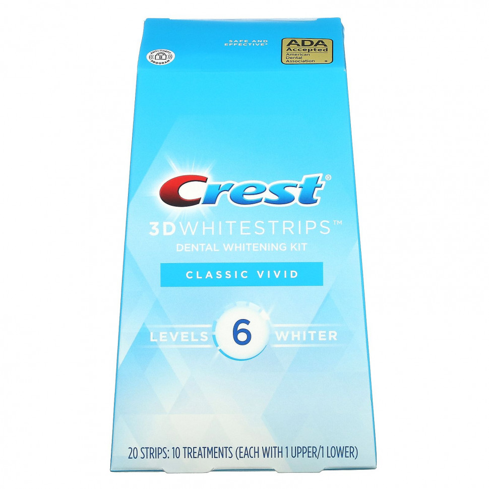  Crest, 3D Whitestrips, Classic Vivid,    , 20     -     , -, 