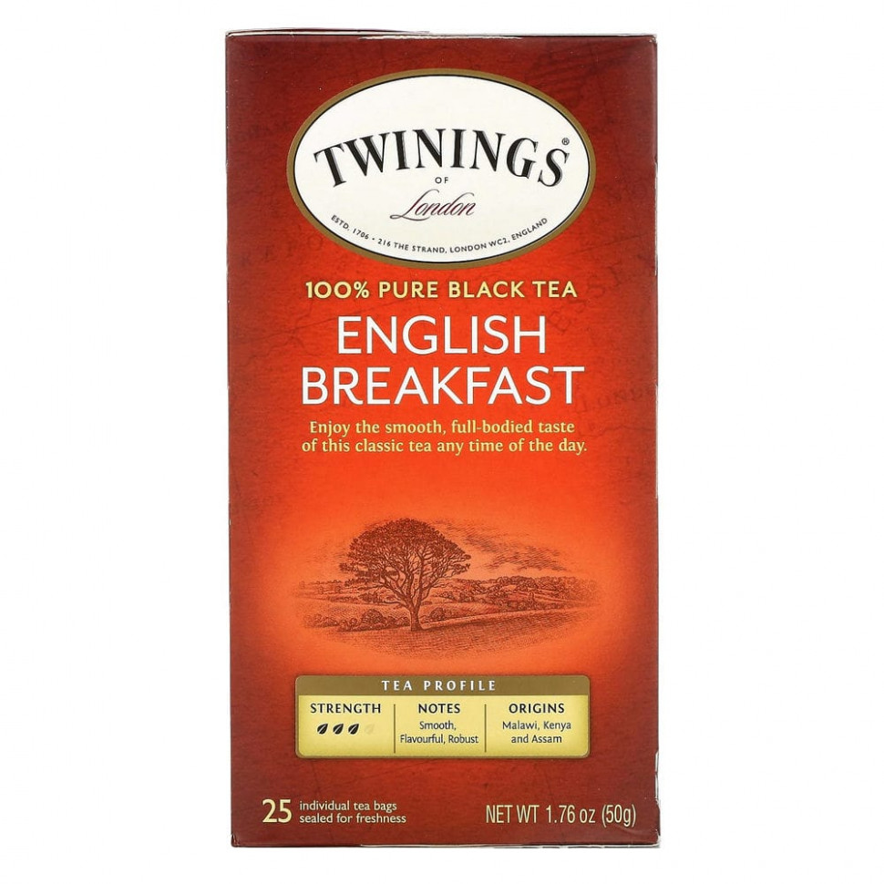  Twinings, 100%     , 25  , 50  (1,76 )    -     , -, 