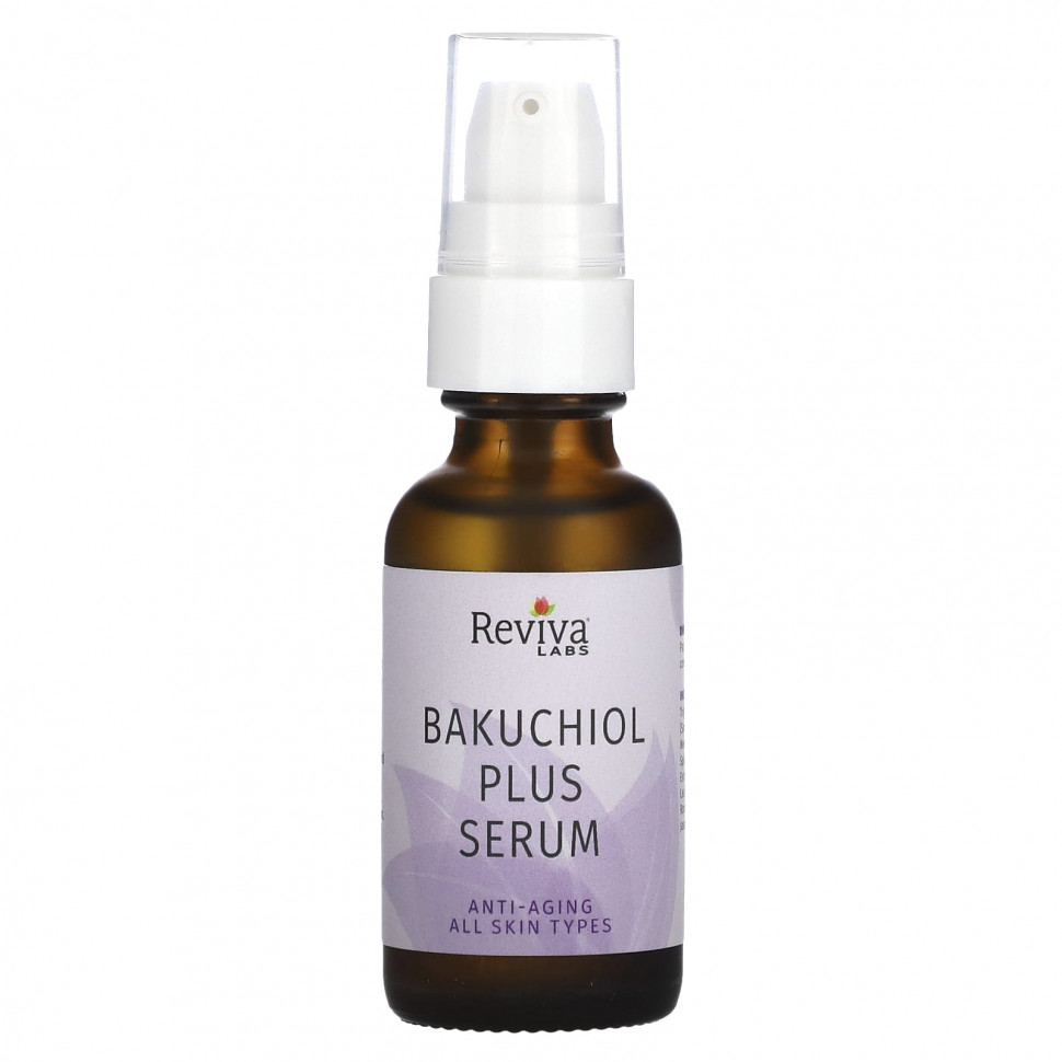  Reviva Labs, Bakuchiol Plus Serum, 1 fl oz (29.5 ml)  Iherb ()  