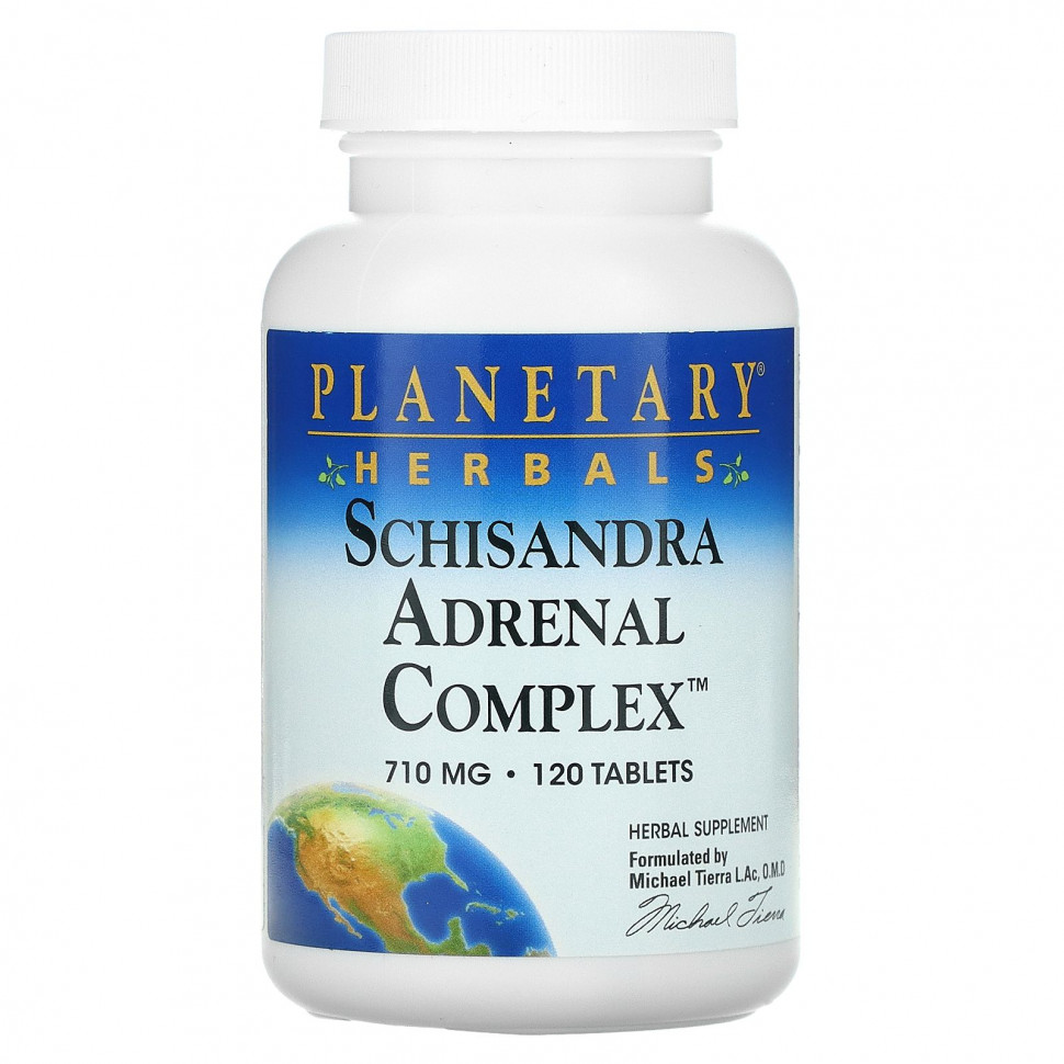  Planetary Herbals, Schisandra Adrenal Complex, 710 , 120     -     , -, 