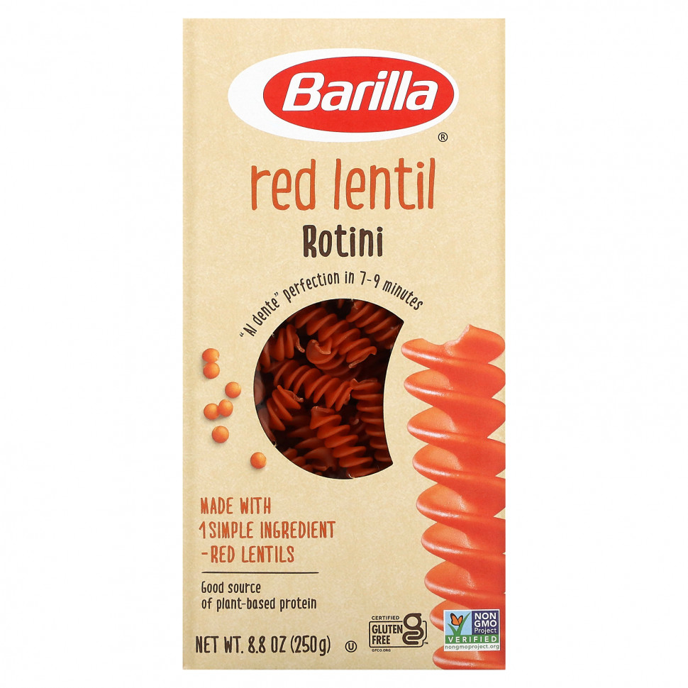  Barilla, Red Lentil Rotini, 8.8 oz (250 g)    -     , -, 