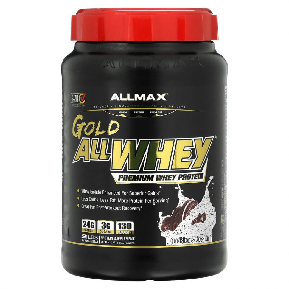  ALLMAX Nutrition, Gold AllWhey, 100%    ,   , 907  (32 )    -     , -, 