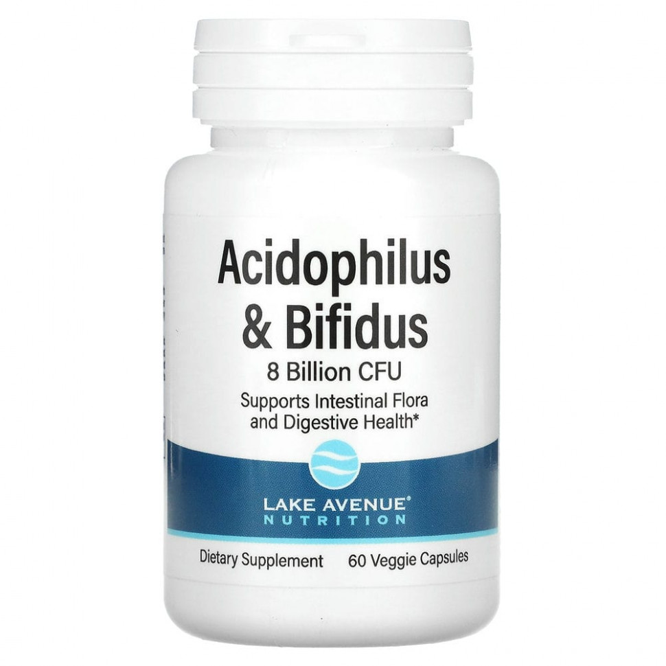  Lake Avenue Nutrition,  Acidophilus  Bifidus,  , 8  , 60      -     , -, 