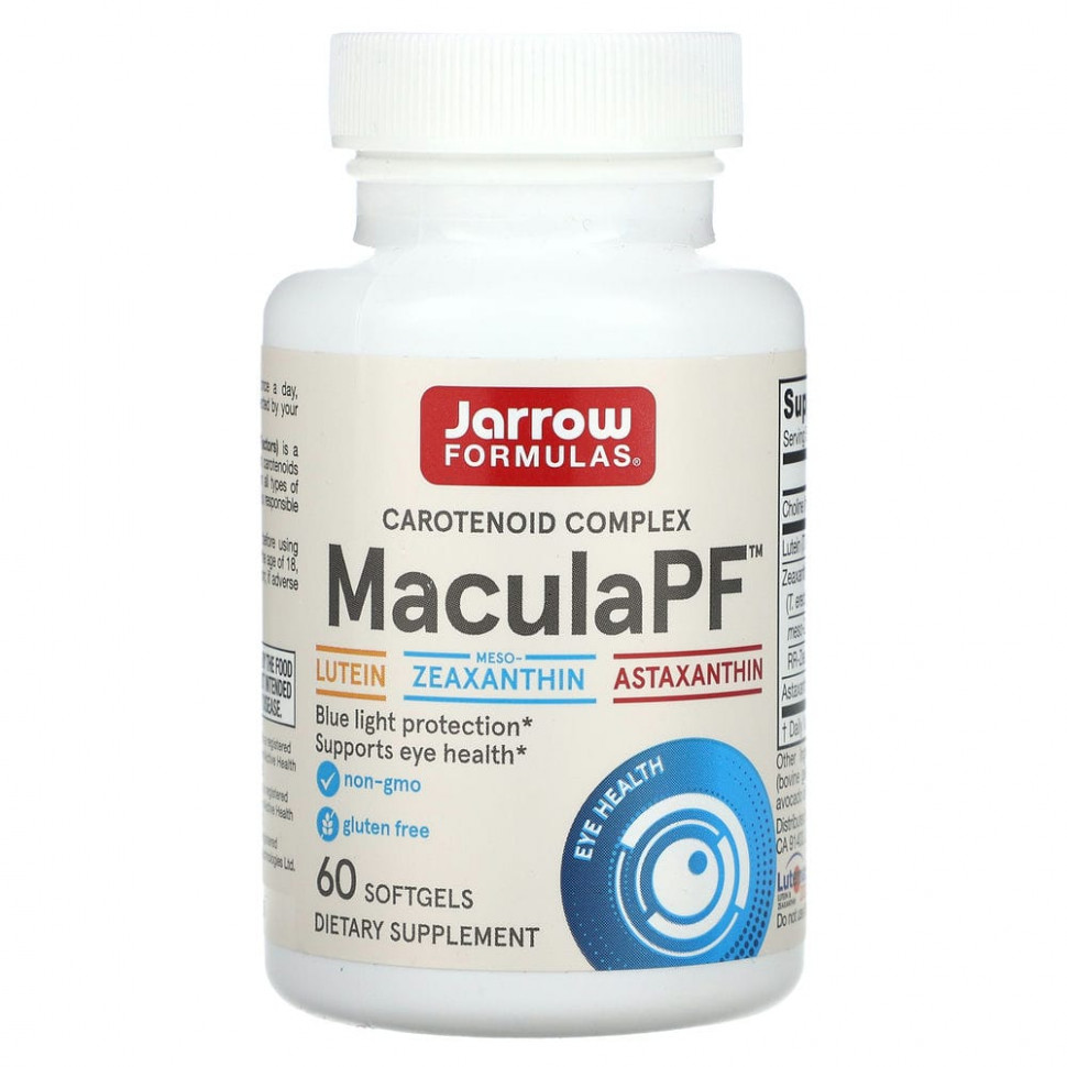  Jarrow Formulas,    , MaculaPF, Blue Light Protection, 60     -     , -, 