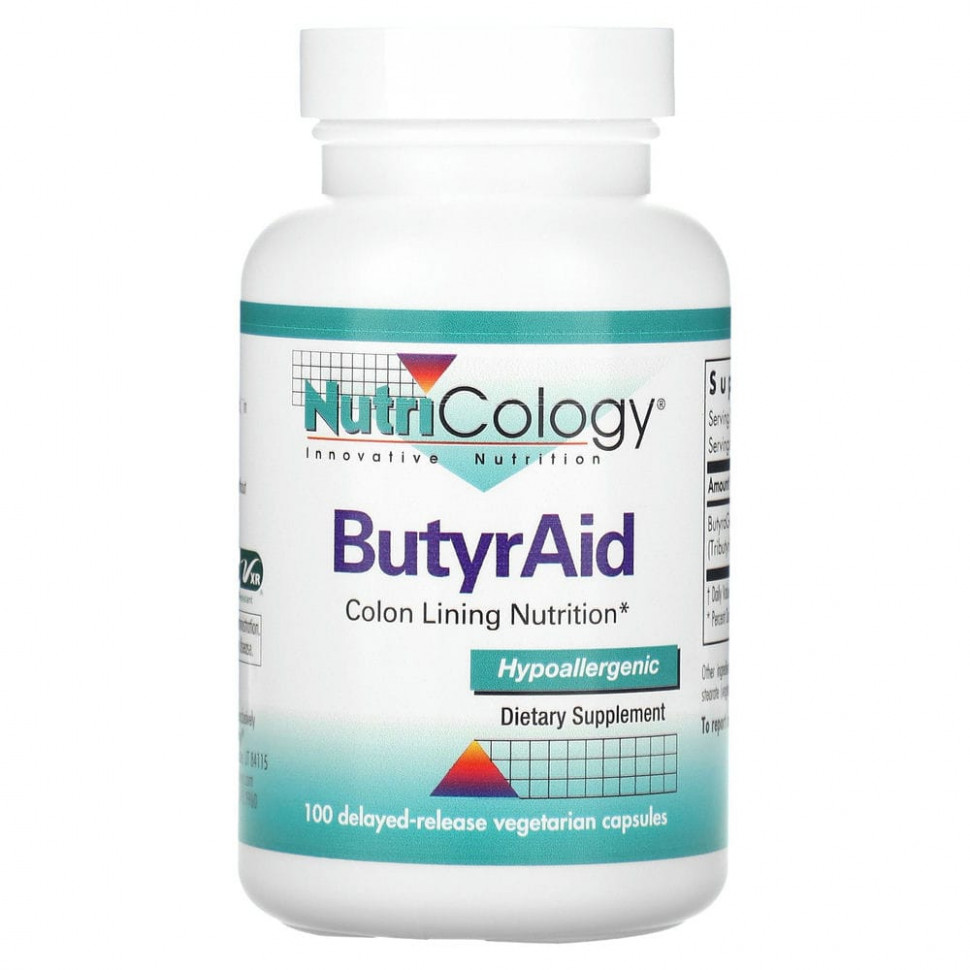  Nutricology, ButyrAid, 100         -     , -, 