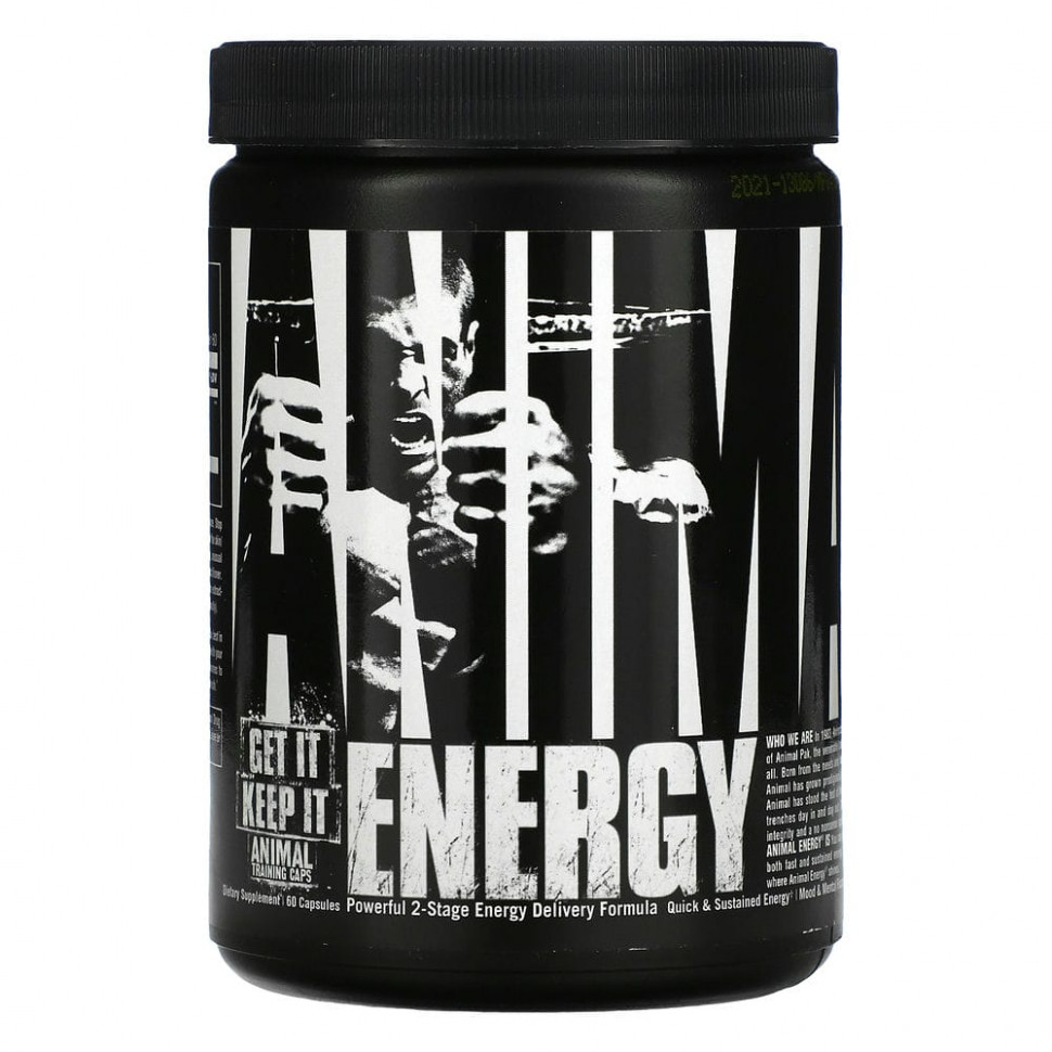  Universal Nutrition, Animal Energy , 60 capsules    -     , -, 