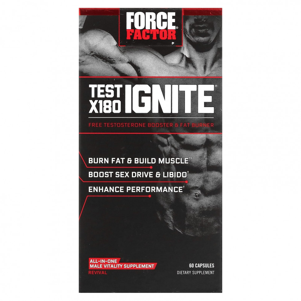  Force Factor, Test X180 Ignite,         , 60     -     , -, 