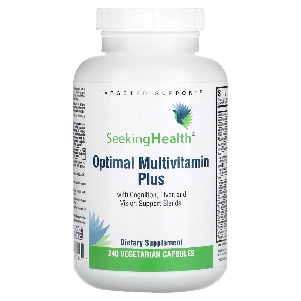  Seeking Health, Optimal Multivitamin Plus, 240      -     , -, 