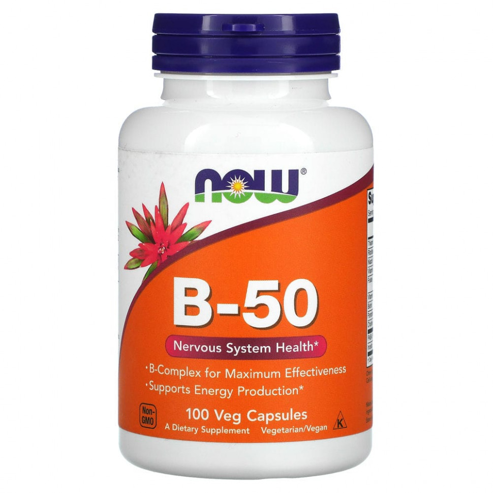  NOW Foods, B-50, 100      -     , -, 