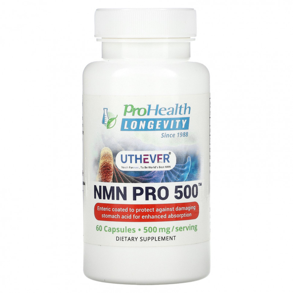  ProHealth Longevity, NMN Pro 500, 250 , 60     -     , -, 