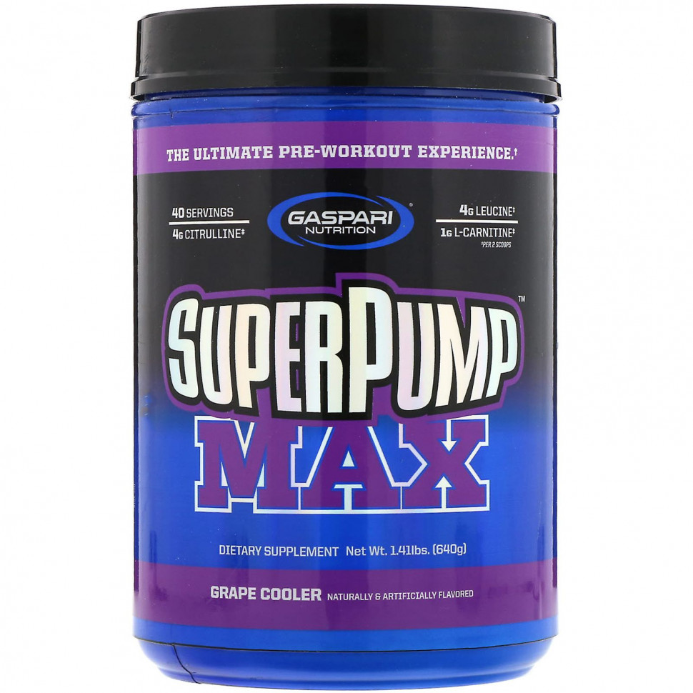  Gaspari Nutrition, SuperPump Max,   , 640  (1,41 )    -     , -, 