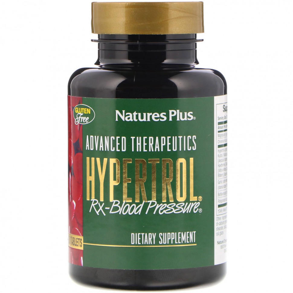  NaturesPlus, Advanced Therapeutics Hypertrol   , 60     -     , -, 