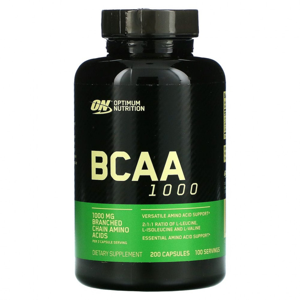  Optimum Nutrition, BCAA 1000, 500 , 200     -     , -, 