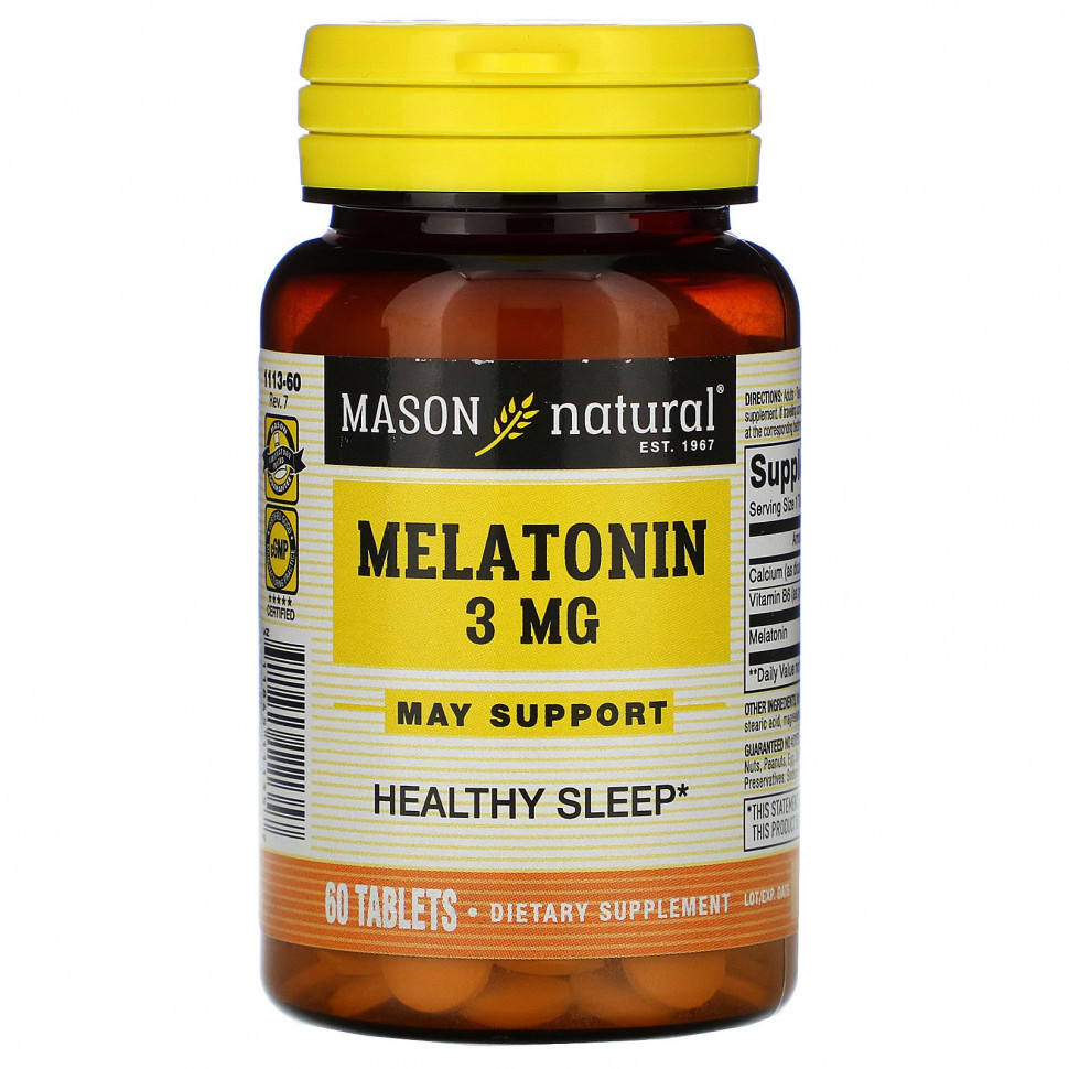  Mason Natural, , 3 , 60   Iherb ()  