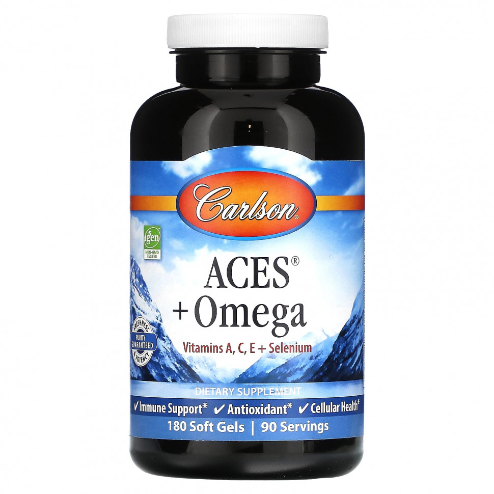  Carlson, ACES + Omega`` 180    Iherb ()  