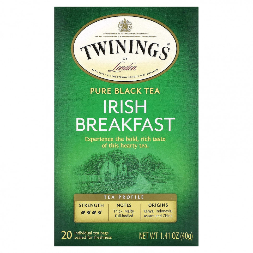  Twinings, Pure Black Tea,  , 20  , 40  (1,41 )    -     , -, 