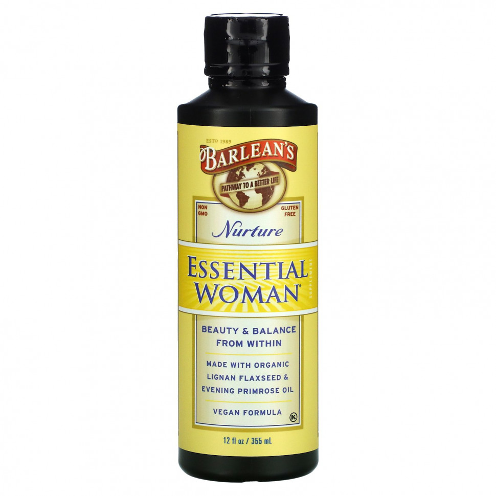  Barlean's, Essential Woman, Nurture, 355  (12 . )  Iherb ()  