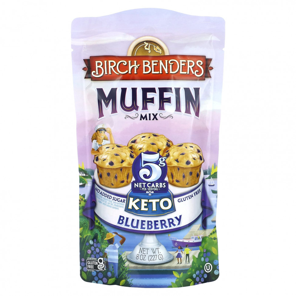  Birch Benders, Muffin Mix, , , 227  (8 )    -     , -, 