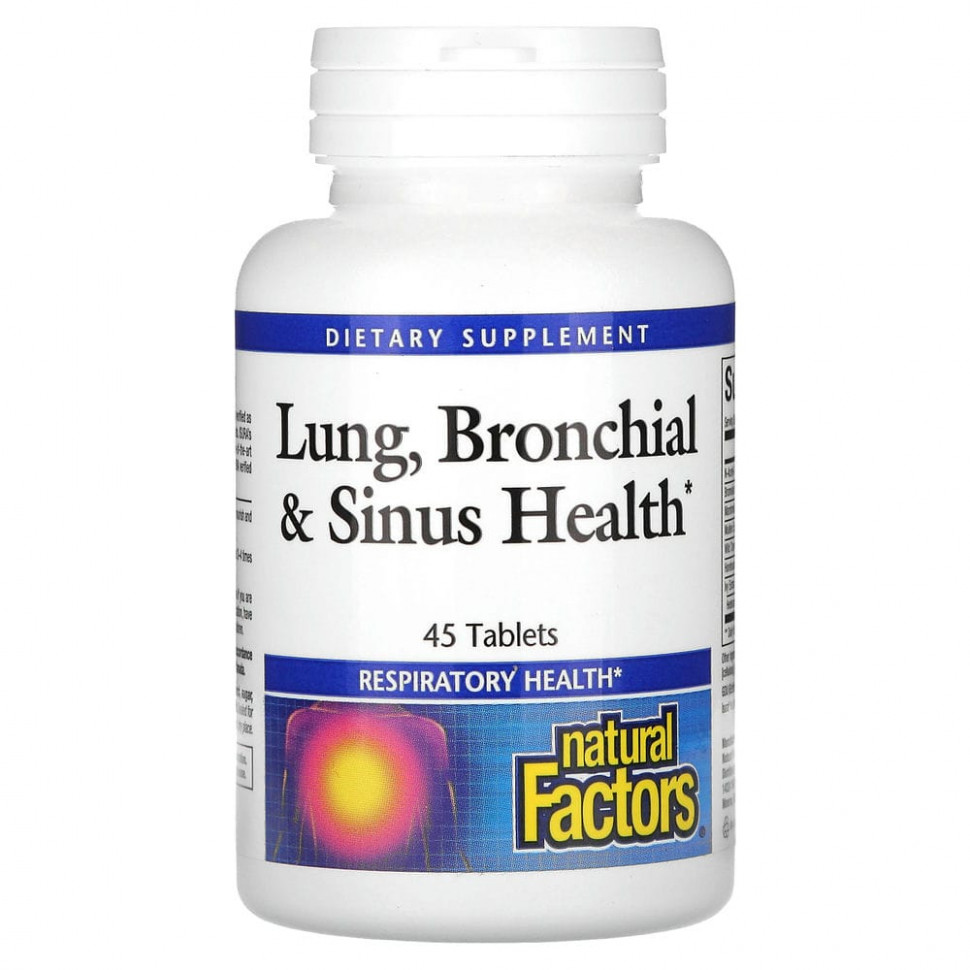  Natural Factors,    (Lung, Bronchial Sinus Health), 45     -     , -, 