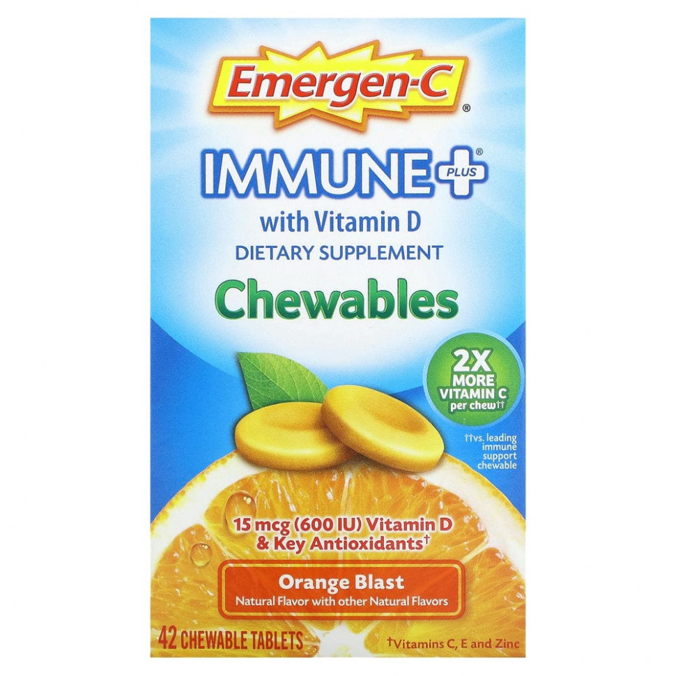  Emergen-C, Immune Plus,   D,  , 42      -     , -, 