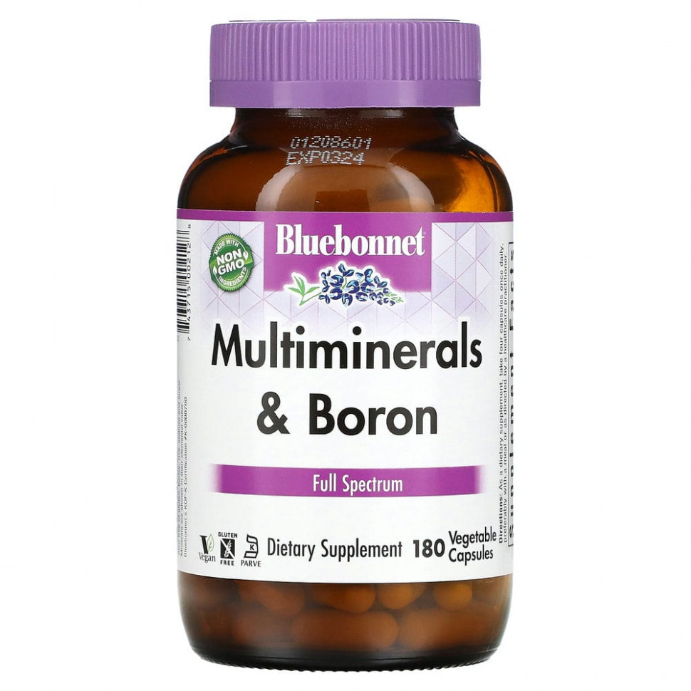  Bluebonnet Nutrition, Multiminerals,  , 180   Vcaps    -     , -, 