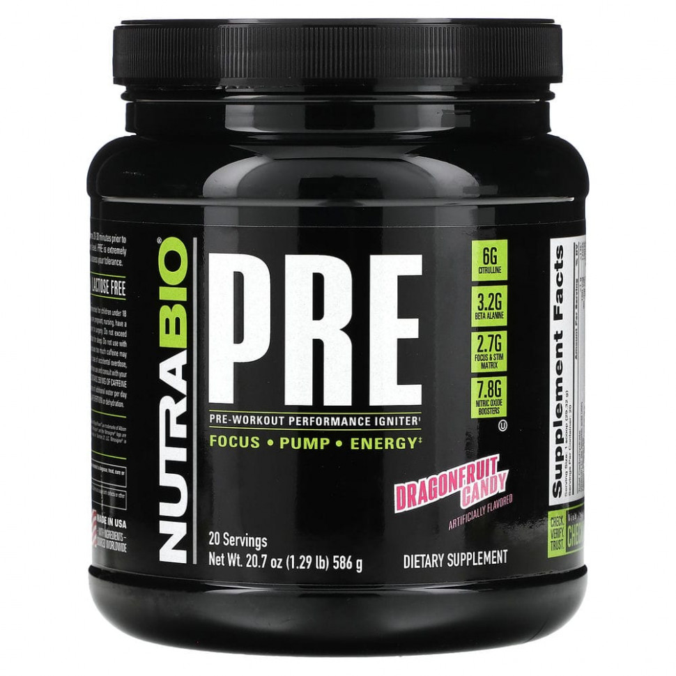  Nutrabio Labs, Pre-Workout Performance Igniter,    , 586  (1,29 )    -     , -, 