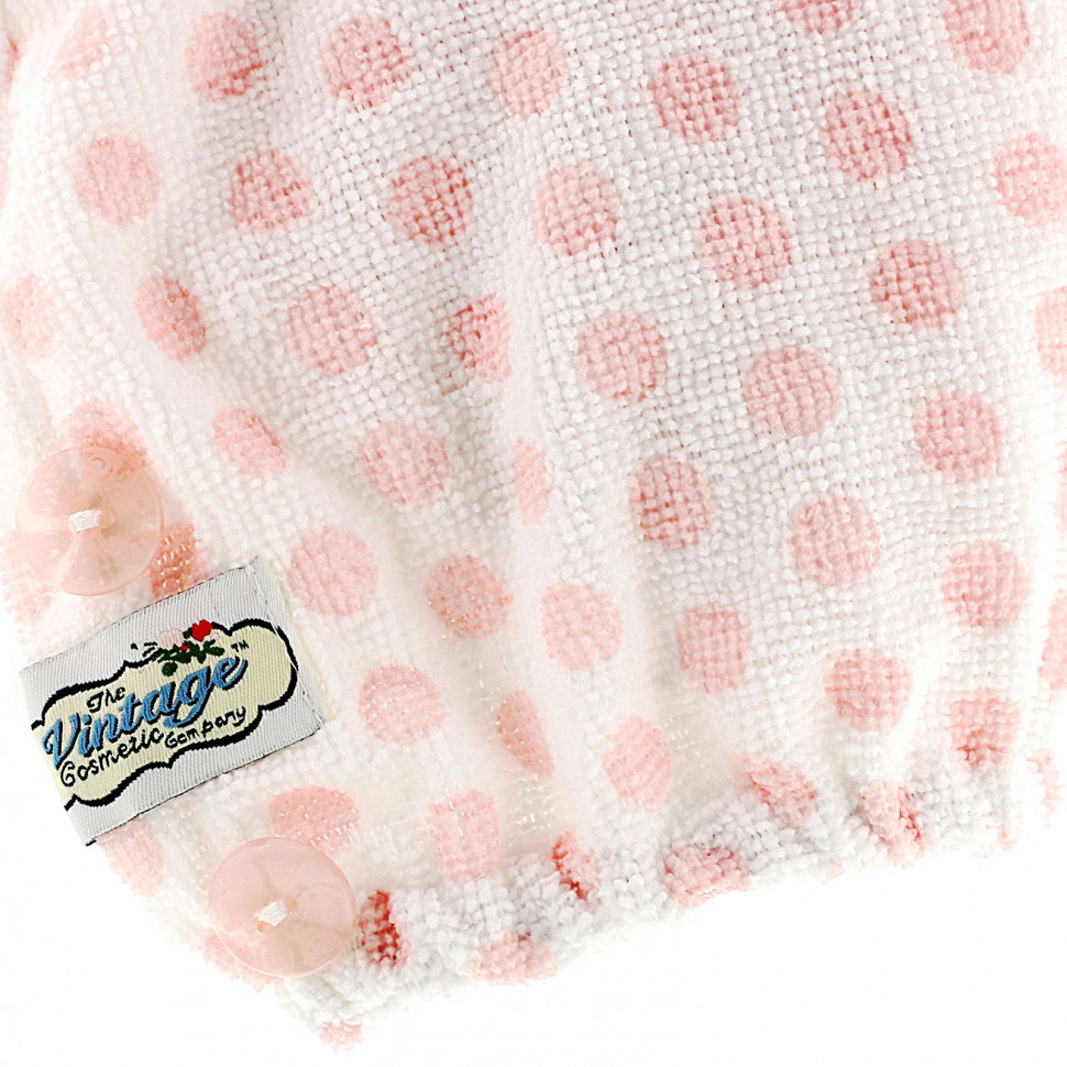  The Vintage Cosmetic Co., Hair Turban, Pink Polka Dot, 1 Count    -     , -, 