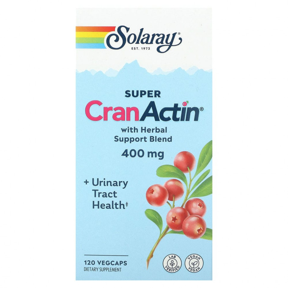  Solaray, Super CranActin   , 400 , 120      -     , -, 