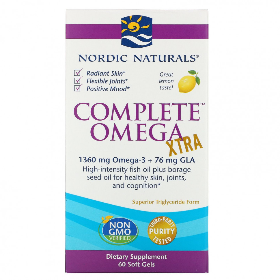  Nordic Naturals, Complete Omega Xtra   , 680 , 60       -     , -, 