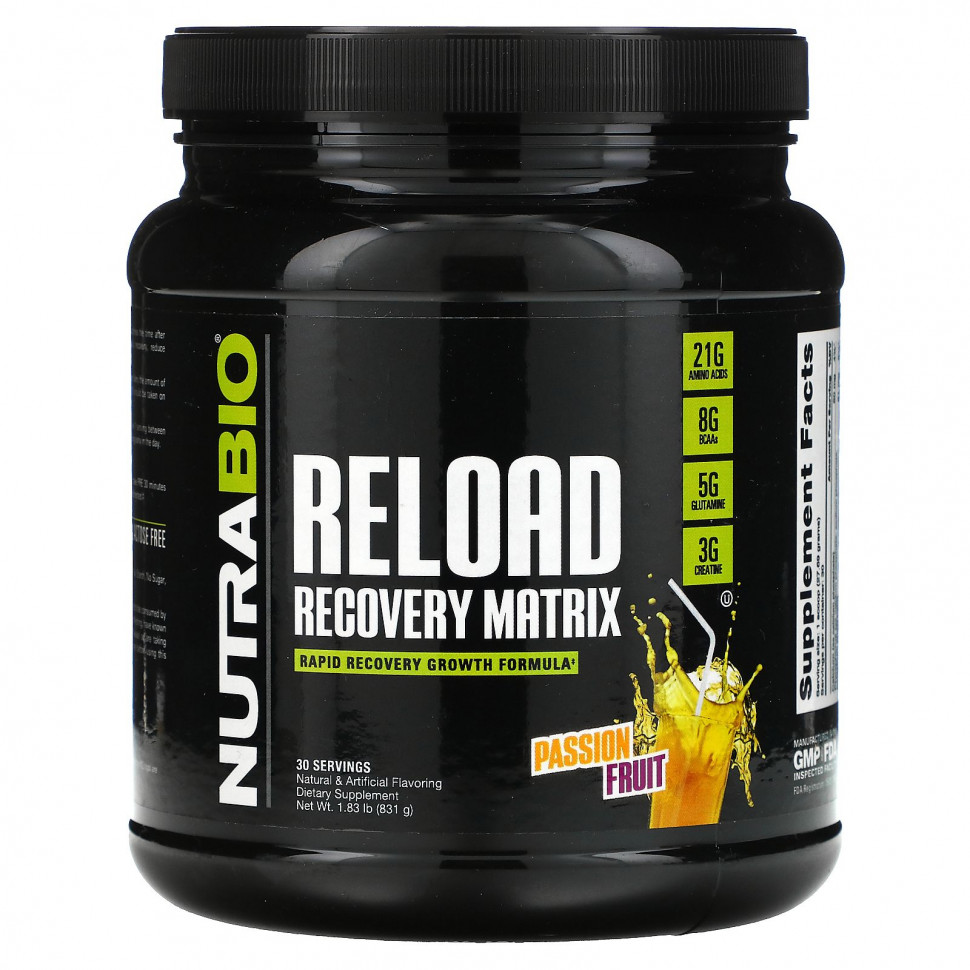  NutraBio Labs, Reload Recovery Matrix, , 1,83  (831 )    -     , -, 