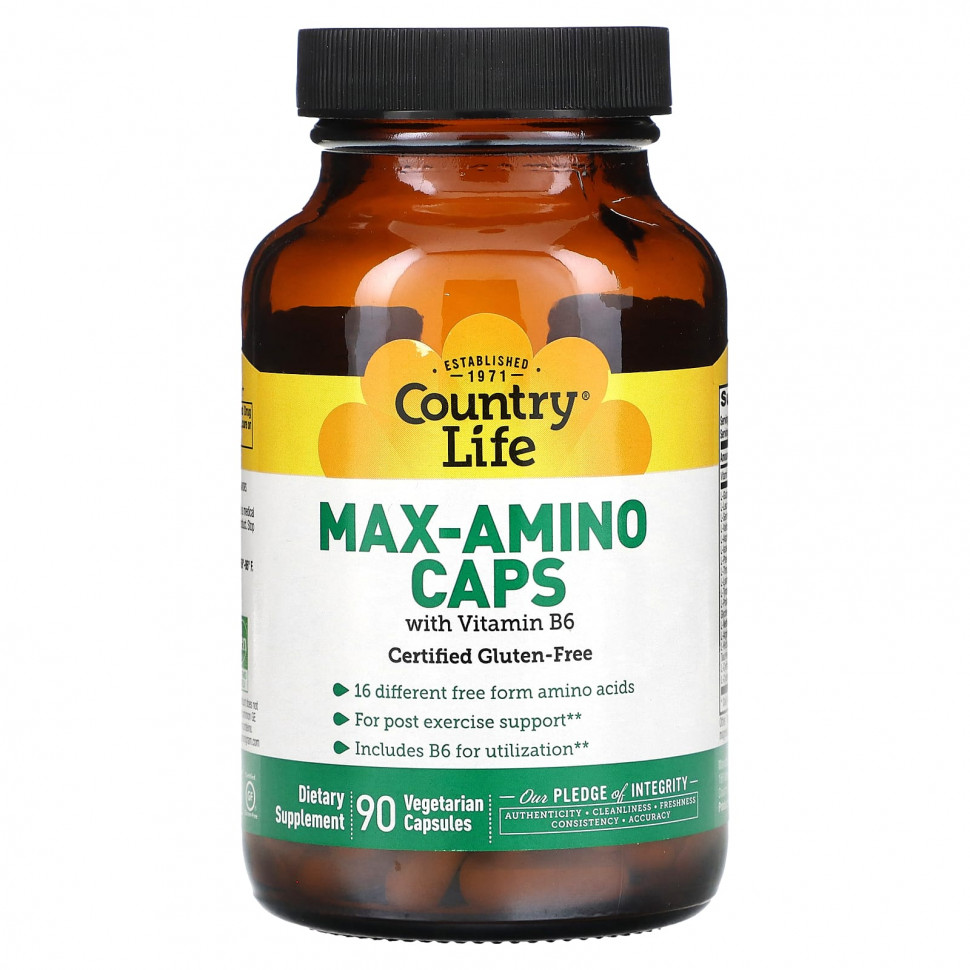  Country Life, Max-Amino Caps   B6, 180      -     , -, 