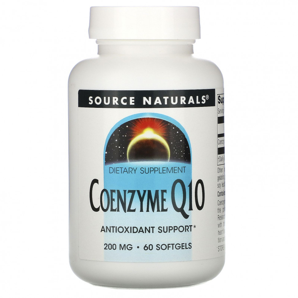  Source Naturals,  Q10, 200 , 60      -     , -, 