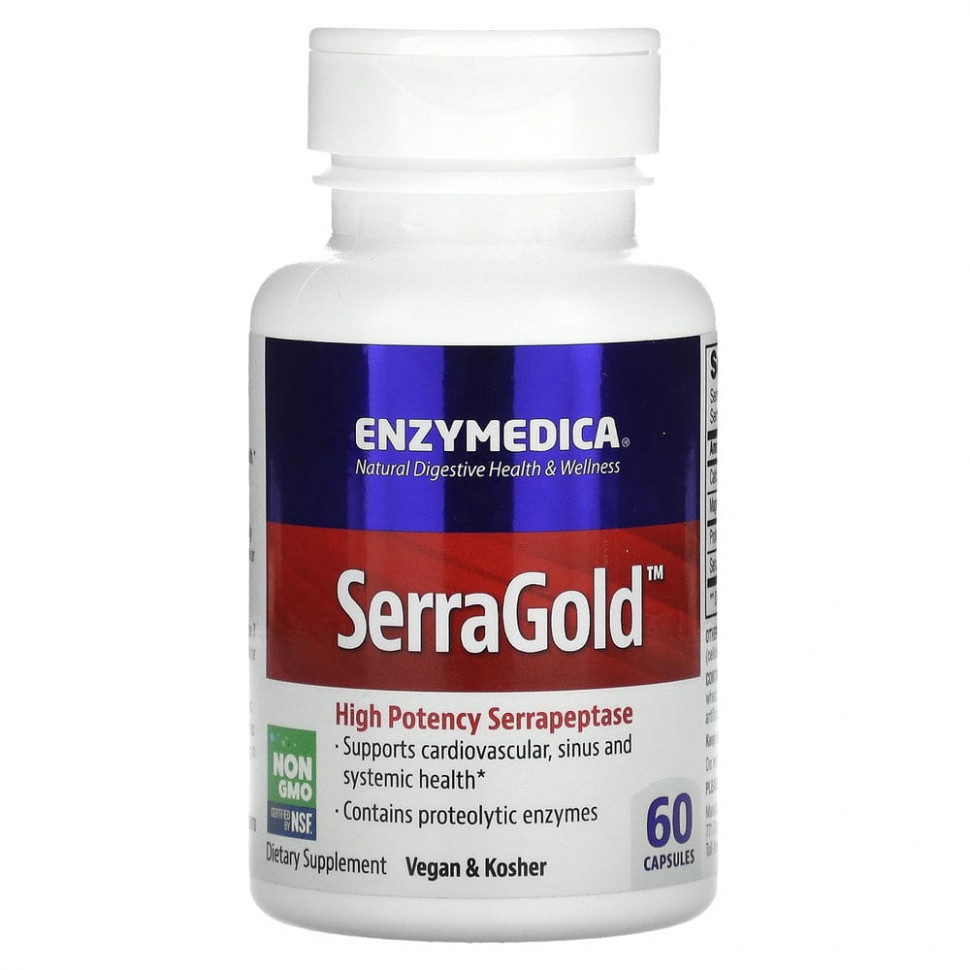  Enzymedica, SerraGold,  , 60     -     , -, 