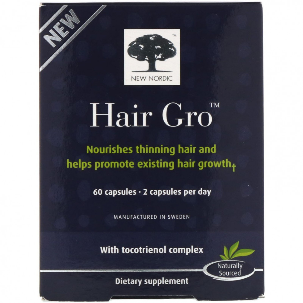  New Nordic, Hair Gro, 60     -     , -, 