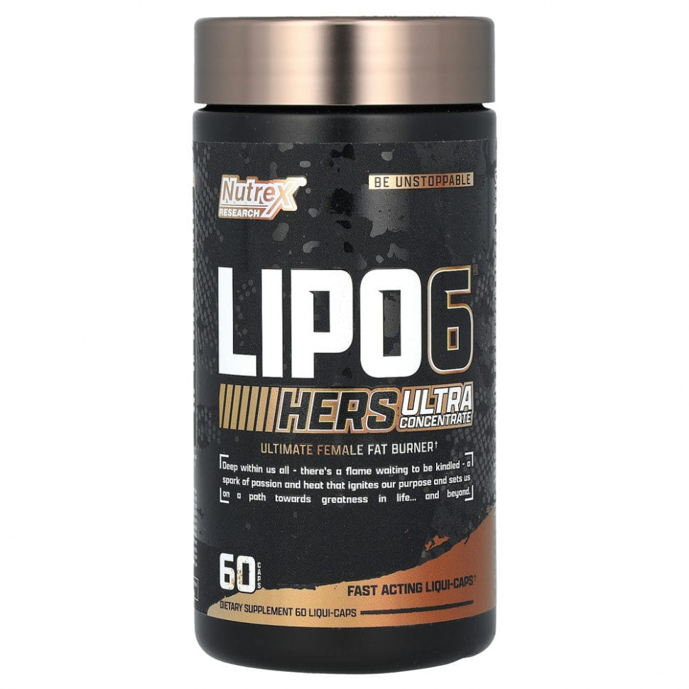  Nutrex Research, LIPO-6 Black  , , 60      -     , -, 