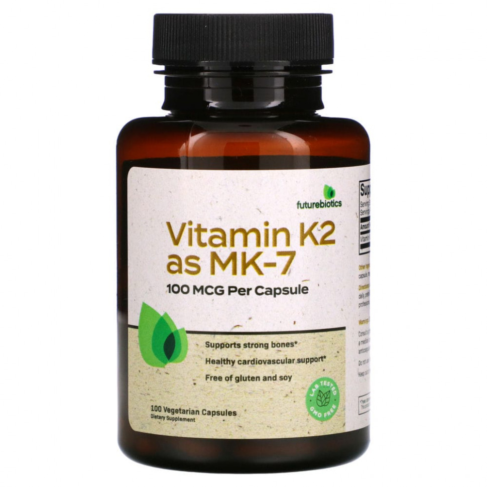  FutureBiotics,  K2   MK-7, 100 , 100      -     , -, 