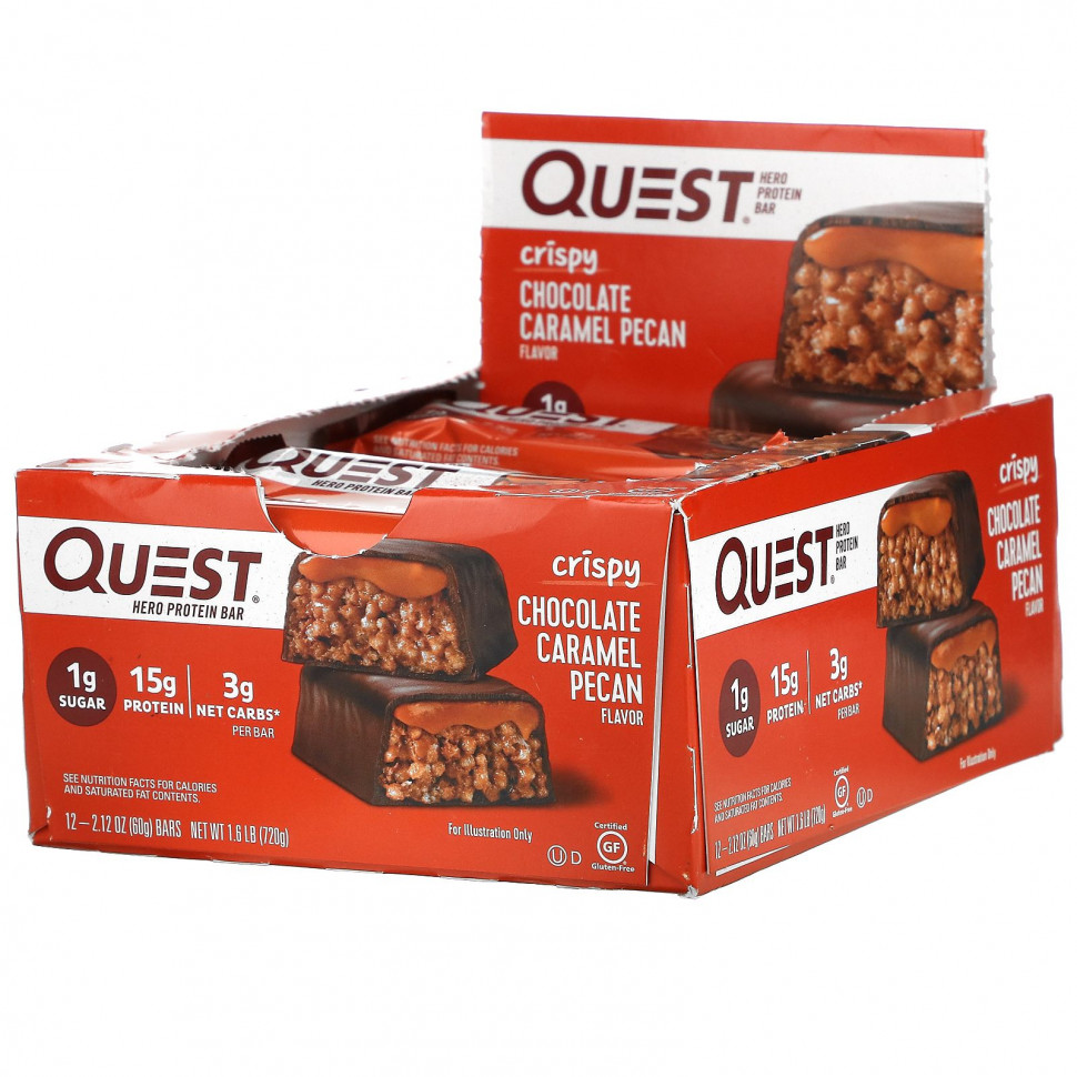  Quest Nutrition, Hero Protein Bar,      , 12 , 60  (2,12 )    -     , -, 