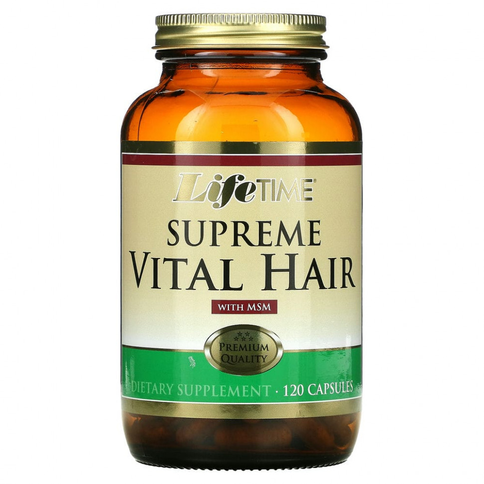  LifeTime Vitamins, Supreme Vital Hair  MSM, 120     -     , -, 