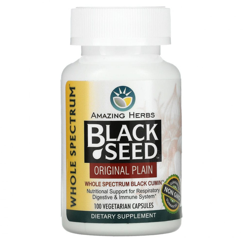  Amazing Herbs, Black Seed, Original Plain, 100      -     , -, 