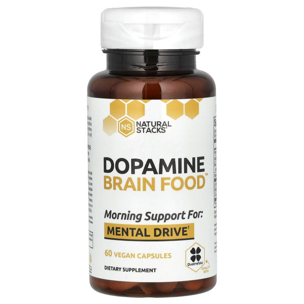  Natural Stacks, Dopamine Brain Food, 60      -     , -, 