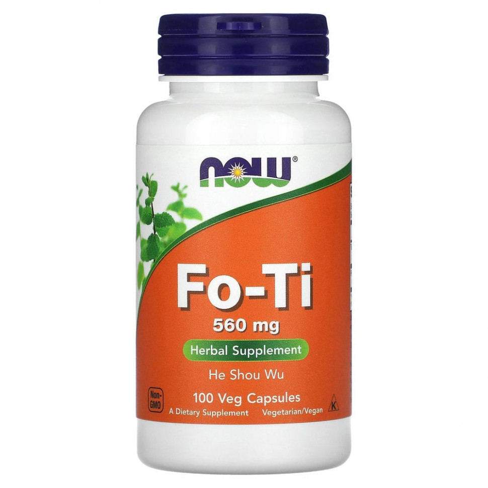  NOW Foods, Fo-Ti, He Shou Wu,   560 , 100      -     , -, 